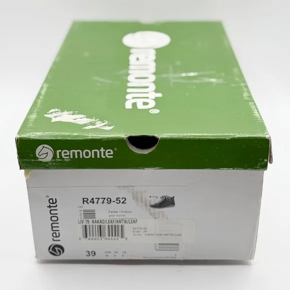 Remonte LIV 79 Tex Mid Top Boot Sneaker Size US 8, EU 39 Women Kakao New Box