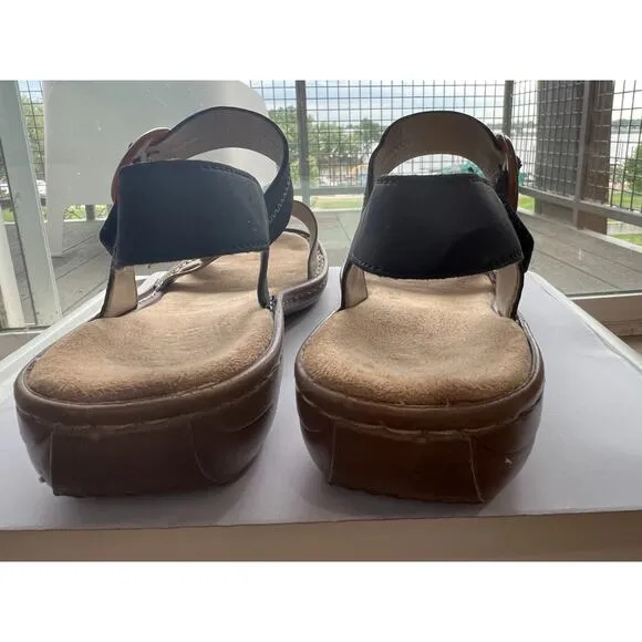 Rieker Regina Women's Adjustable ,Round Buckle Comfort Sandals Sz 42 /US 10
