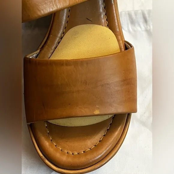 Robert Clegerie Emple tan leather sandals