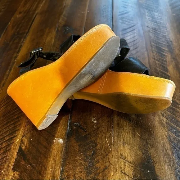 ROBERT CLERGERIE Leather Sandals Size 5.5