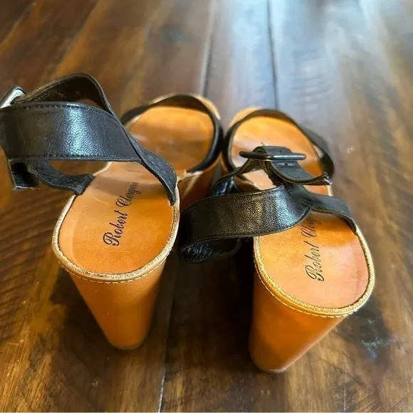 ROBERT CLERGERIE Leather Sandals Size 5.5