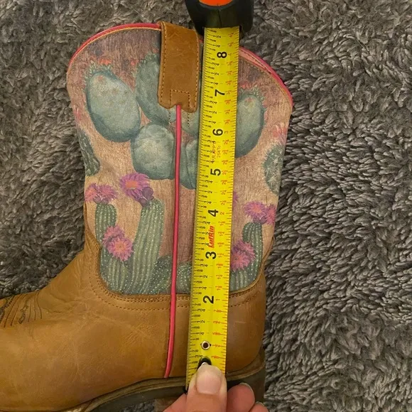 ROPER Big Girls Prickly Cactus Cowboy Boots