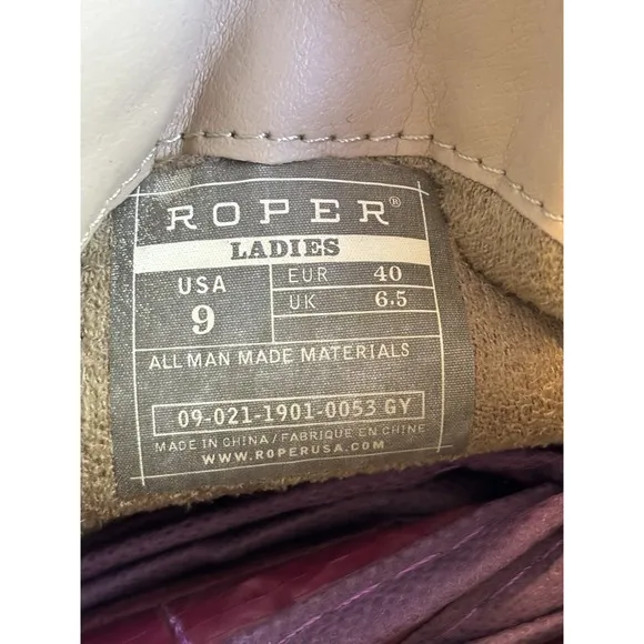 Roper Glitter Multicolor Western Cowgirl Boots 9 Embroidered
