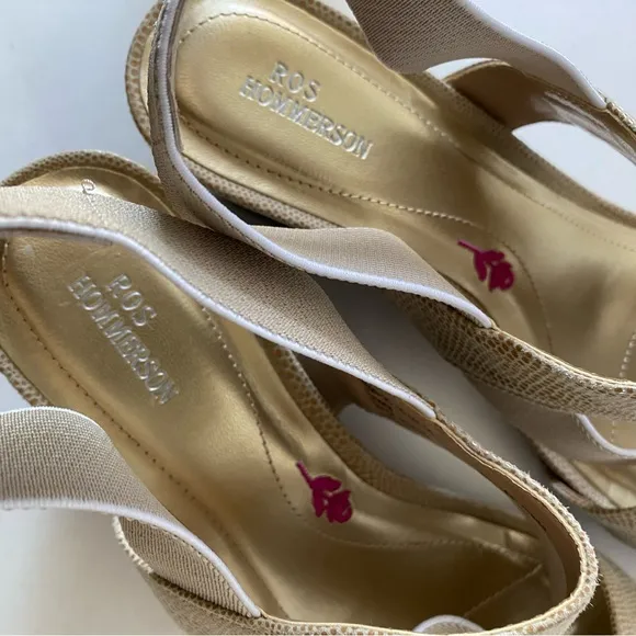 Ros Hommerson Wynona Comfort Women’s Nude Strap Wedge Sandals