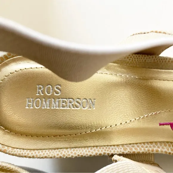Ros Hommerson Wynona Comfort Women’s Nude Strap Wedge Sandals