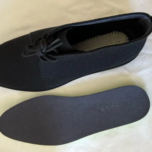Rothys Men’s Black Chukka Boots, Merino Wool Blend, NWOT Men’s Size 12