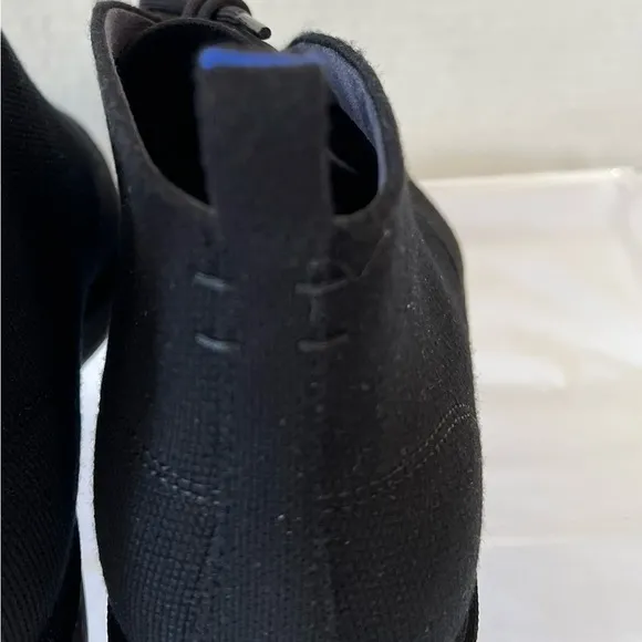 Rothys Men’s Black Chukka Boots, Merino Wool Blend, NWOT Men’s Size 12