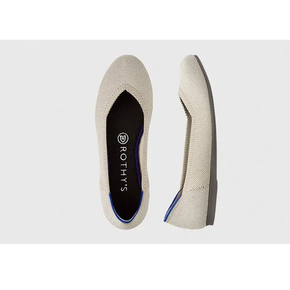 Rothy's The Flat Comfortable Slip On Round Toe Shoes Sandal Size 8.5 NWOB