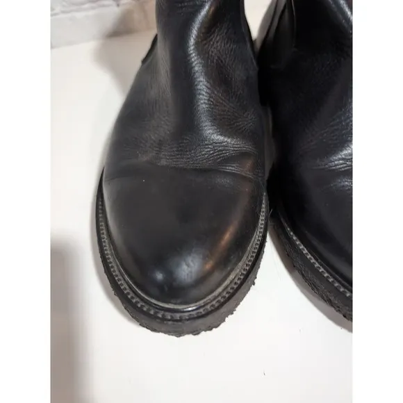 Royal Republiq Men's Black Leather Chelsea Boots Gum Sole US Size 10 EU Size 44