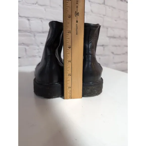 Royal Republiq Men's Black Leather Chelsea Boots Gum Sole US Size 10 EU Size 44