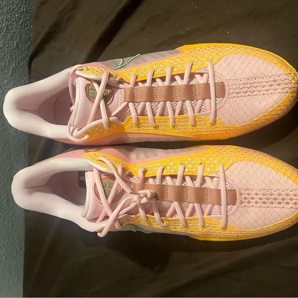 Sabina Athletic Shoes - Pink and Yellow