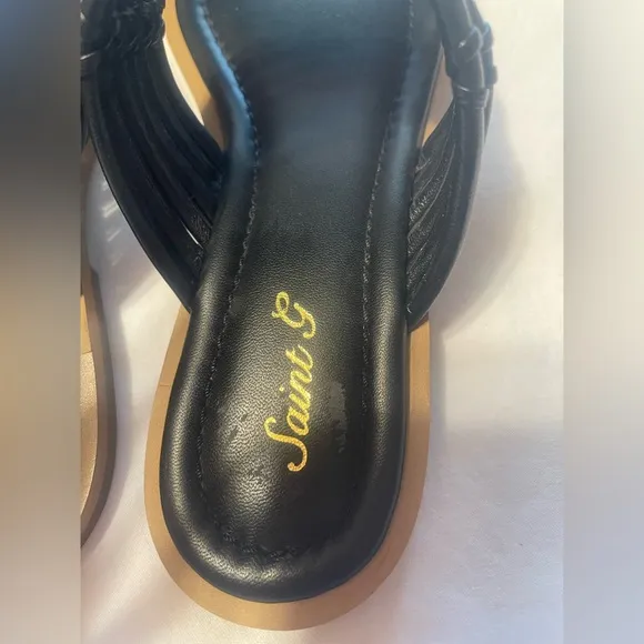 Saint g. Stylish Black Sandals