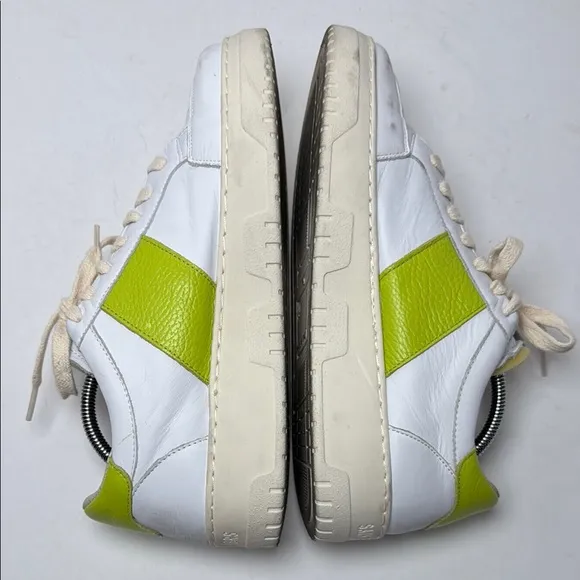 SAINT SNEAKERS Men's White Acid Sail Bianco Shoes Leather Sneakers  Euro 40