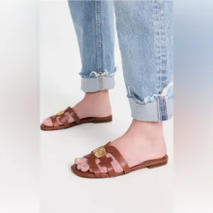 Sam Edelman Bay Cut Out FlatBay RadiantWomen size 10 120.00Dark Bourbon