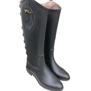 Sam Edelmen Women's Ximon Knee High Rain Boots 7m Black
