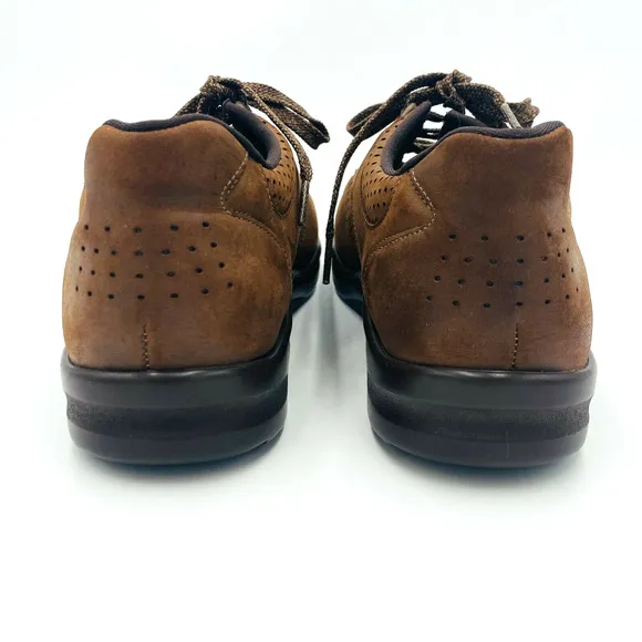 SAS Tripad Comfort Brown Leather Shoes Lace Up Casual Women's 9.5 M, Made in USA
