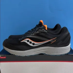 Saucony Black and Orange Running Shoes