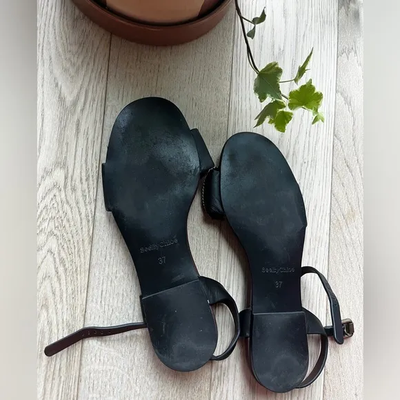 See by Chloe Ribbon Sandals. Good Condition!