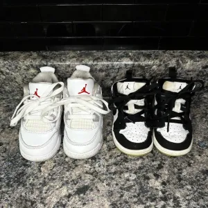 Set Of 2 Nike Air Jordan Toddler Shoes Sneakers Casual Streetwear Size 6C
