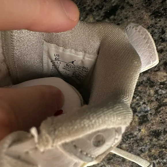Set Of 2 Nike Air Jordan Toddler Shoes Sneakers Casual Streetwear Size 6C