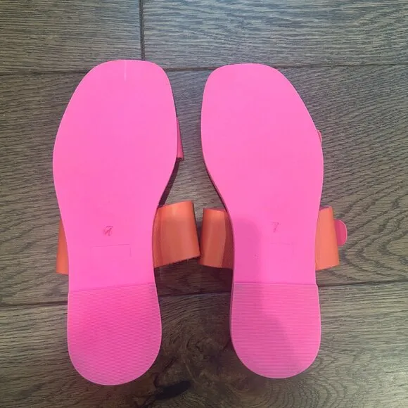 Seychelles Buckle Leather Slide - Brand New Without Box