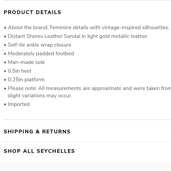 Seychelles Gold Gladiator Sandals