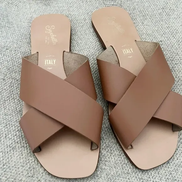 Seychelles Total Relaxation Leather Slide Sandals