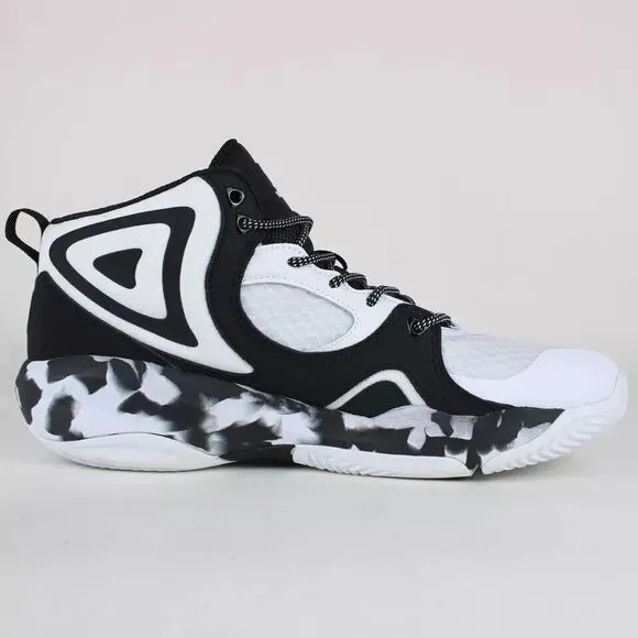 SHAQ Men's‎ Apex S24 Basketball Camo Print Shoes Size 11.5 Black/White AQ95016M