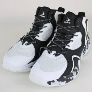 SHAQ Men's‎ Apex S24 Basketball Camo Print Shoes Size 11.5 Black/White AQ95016M