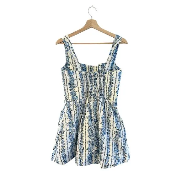 Show Me Your Mumu Nina Skort Floral Dress in Blue Bliss XS NWT