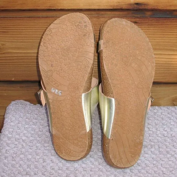 Silver Gold Comfort Sandals
