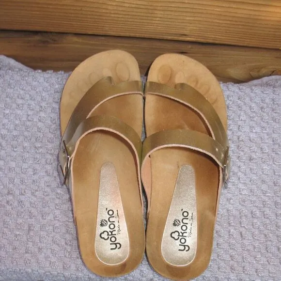 Silver Gold Comfort Sandals