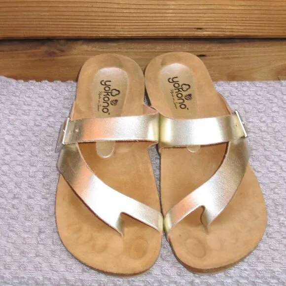Silver Gold Comfort Sandals