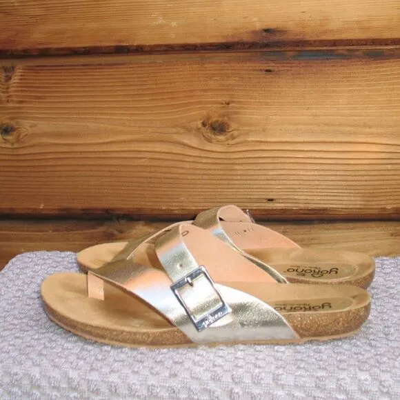 Silver Gold Comfort Sandals