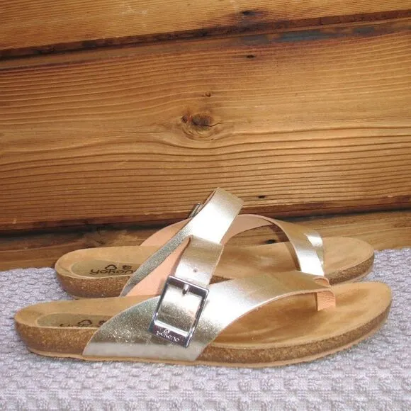 Silver Gold Comfort Sandals