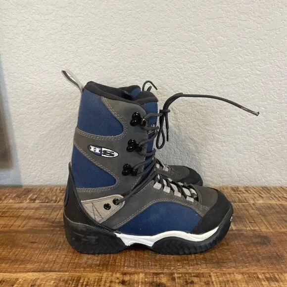 Sims Turbo Men's Snowboard Boots Blue Lace Up Stitched - Size 7 US 40 EUR