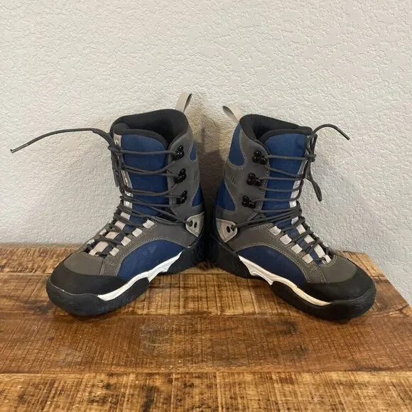 Sims Turbo Men's Snowboard Boots Blue Lace Up Stitched - Size 7 US 40 EUR