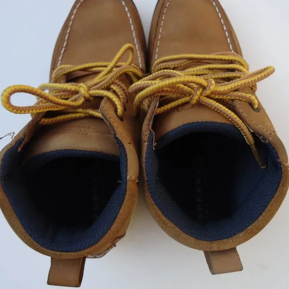 SIZE 4 M. SPERRY Top-Sider Razor leather boot boys.