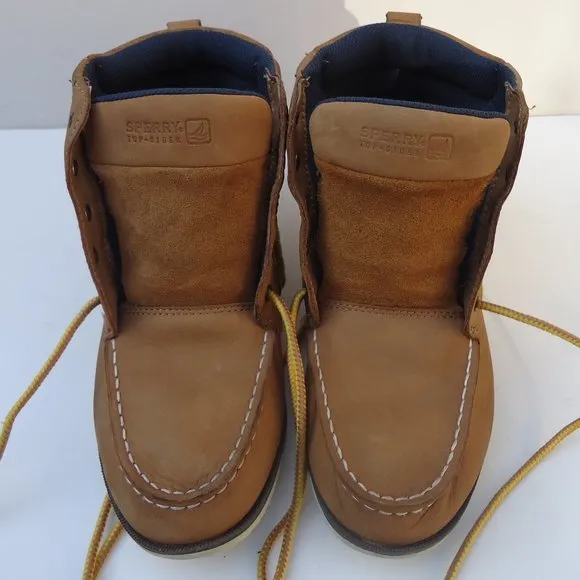 SIZE 4 M. SPERRY Top-Sider Razor leather boot boys.