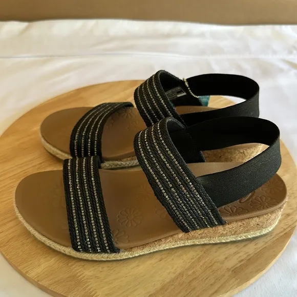Skechers Cali Breezie Vegan Wedge Sandals - Busy-Bee7.5M