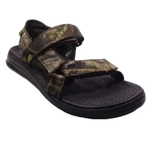 Skechers Men's NEW Sargo Namor Luxe Foam Camouflage Sandals Hook &amp; Loop Straps