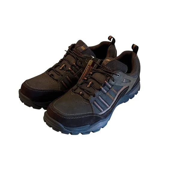 Skechers Men's Trexman Gurman Sneaker Suede Mess Memory Foam Brown Size 12W NWB
