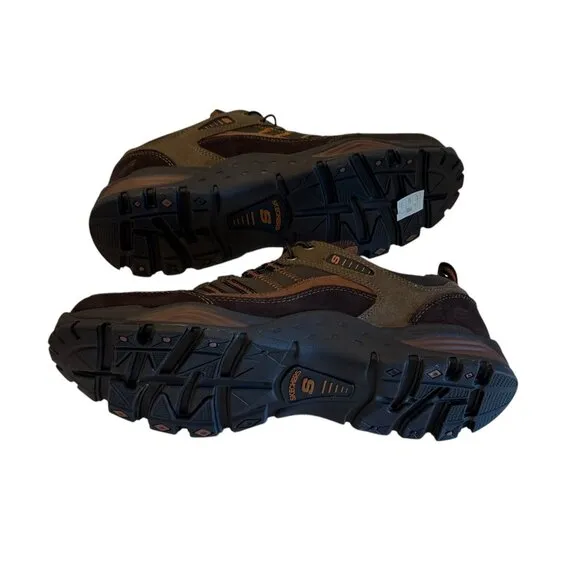 Skechers Men's Trexman Gurman Sneaker Suede Mess Memory Foam Brown Size 12W NWB