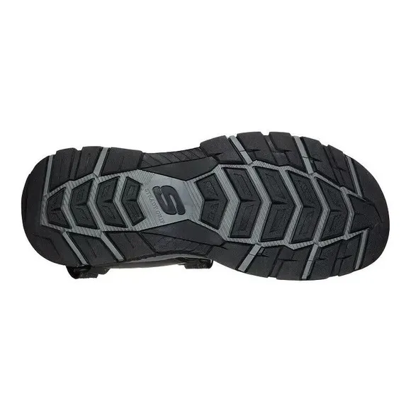 Skechers® Relaxed Fit Tresmen Garo Men's size 13 Sandals Black Vegan NEW in Box