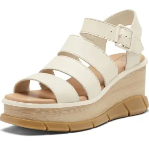 Sorel Joanie™ III Leather Sandal Size 7 - Chalk/Gum