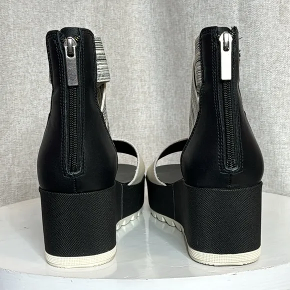 SOREL WOMENS CAMERON LEATHER PLATFORM ANKLE STRAP WEDGE SANDALS **NWT**