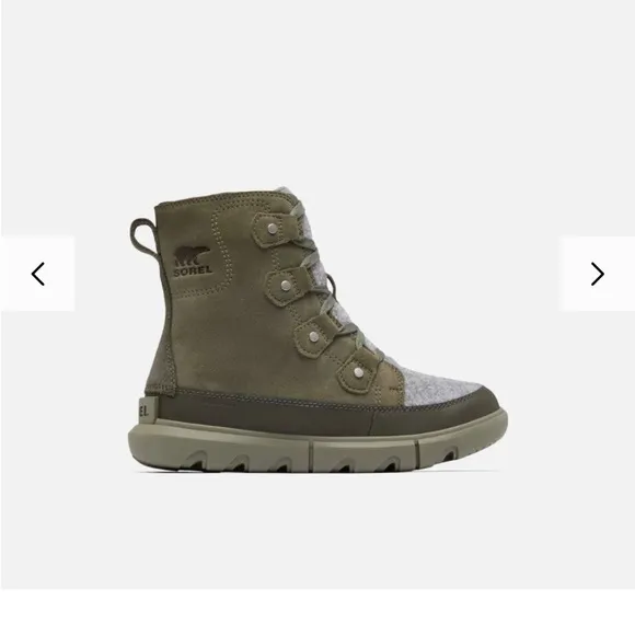 Sorel Women’s  Green and Gray Boots