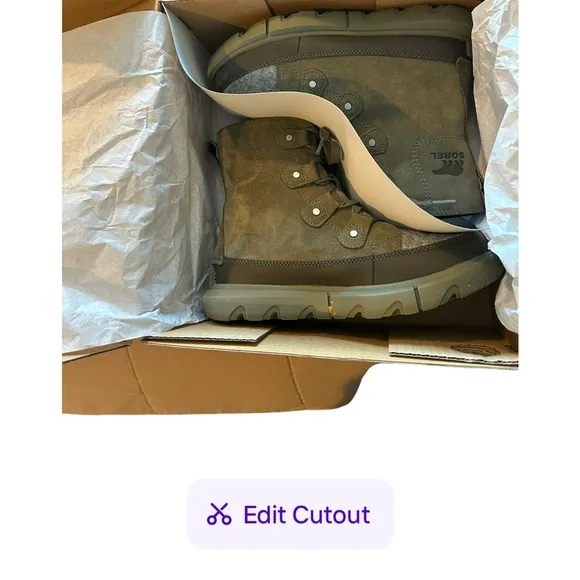 Sorel Women’s  Green and Gray Boots
