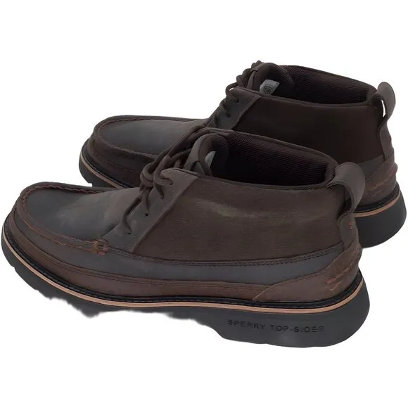 Sperry Men's A/O PLUSHWAVE Lug Chukka Boot, Brown, Size 7.5