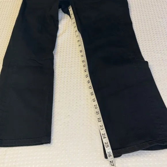 STOCKHOLM ATELIER &amp; Other Stories ANTHROPOLOGIE 10 Black Wide Crop Ankle Jeans